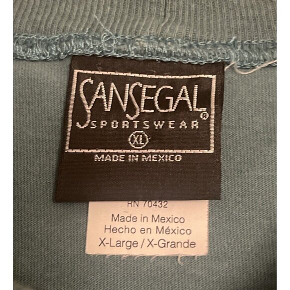 Vintage 90s XL Lake George New York Adirondacks ADK Mock Neck Sweatshirt - Picture 6 of 8